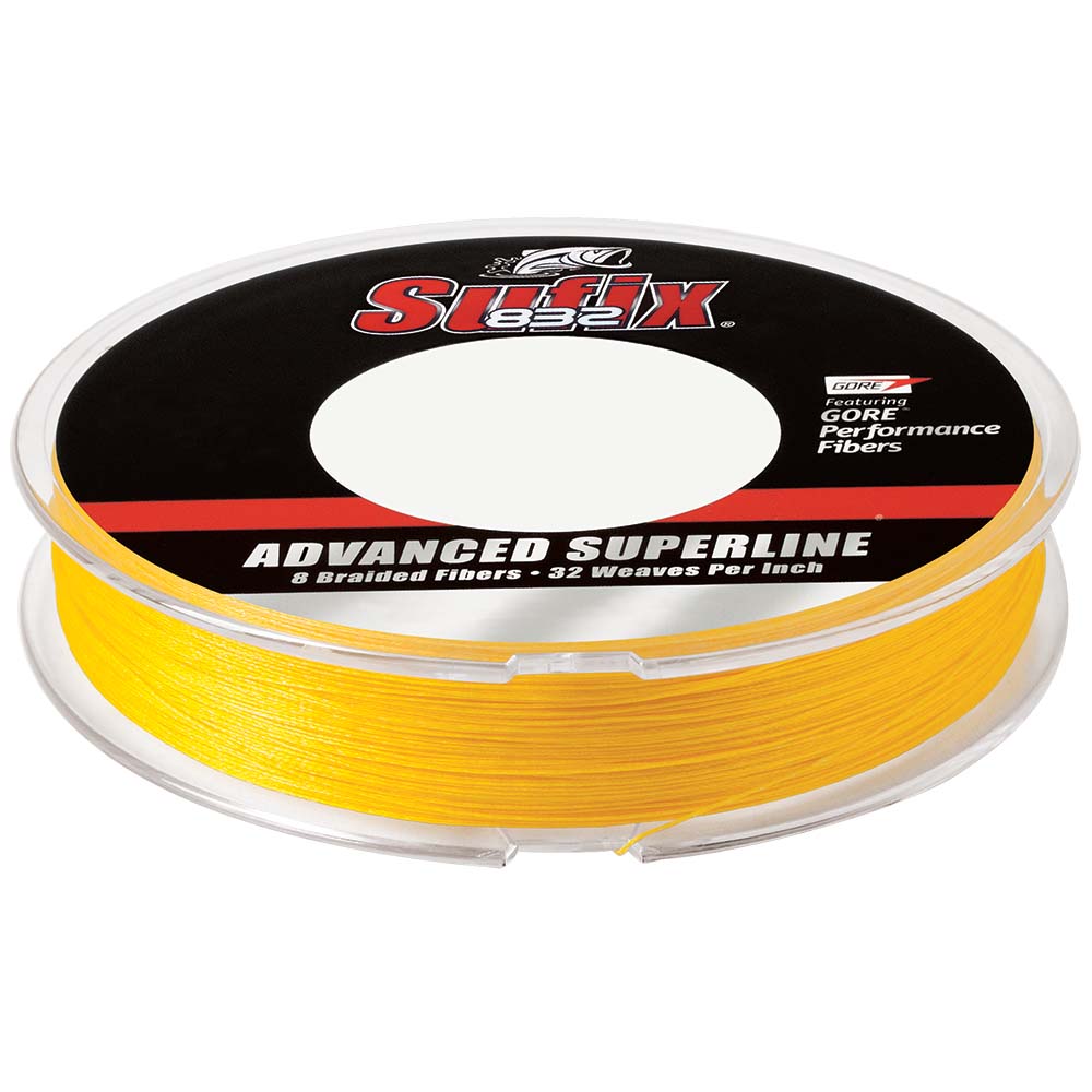 Sufix 832® Advanced Superline® Braid - 10lb - Hi-Vis Yellow - 300