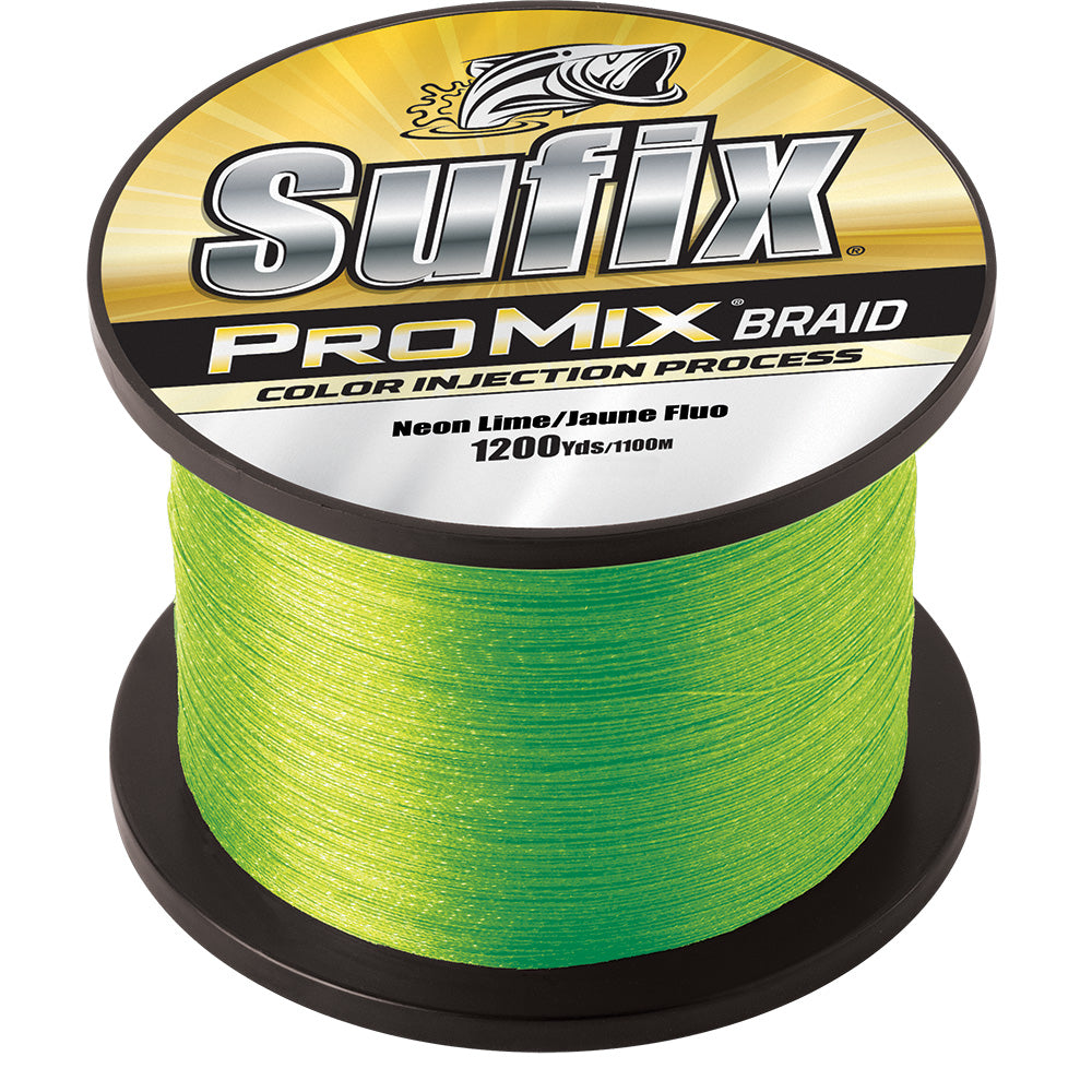 Sufix ProMix® Braid - 50lb - Neon Lime - 1200 yds – Sportsman's Outfitters