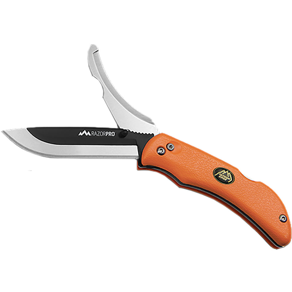 Outdoor Edge Razor Pro Knife Orange 6 Blades Clamshell