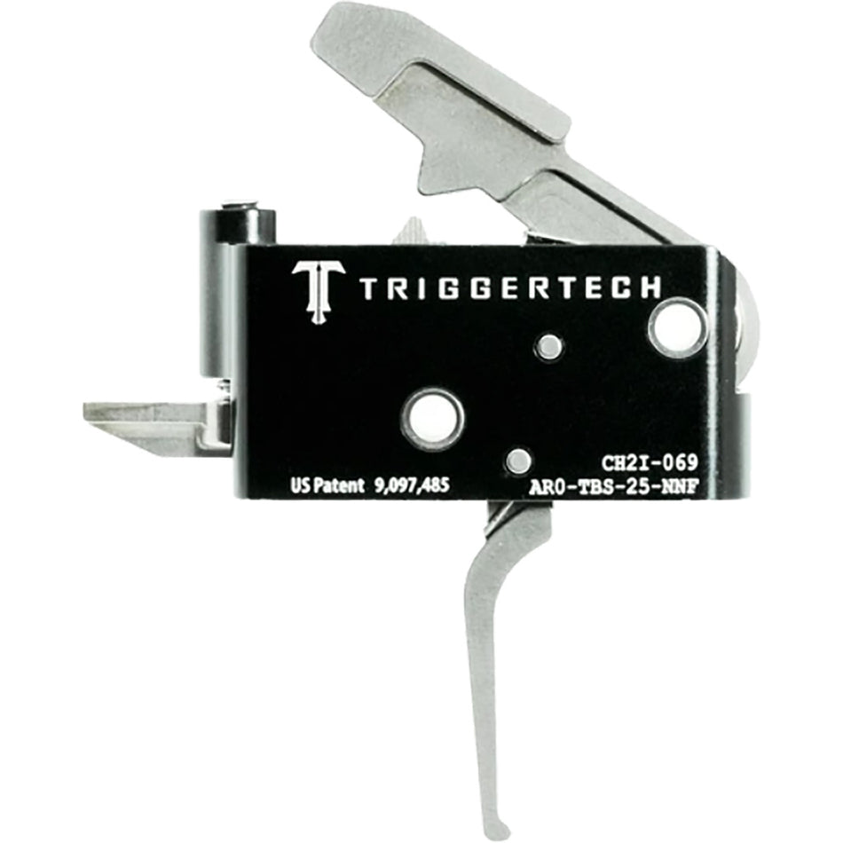 Triggertech Ar15 Adaptable Two Stage Triggers Stainless Straight Flat