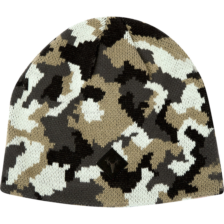 Hot Shot Camo Knit Beanie Mountain Camo