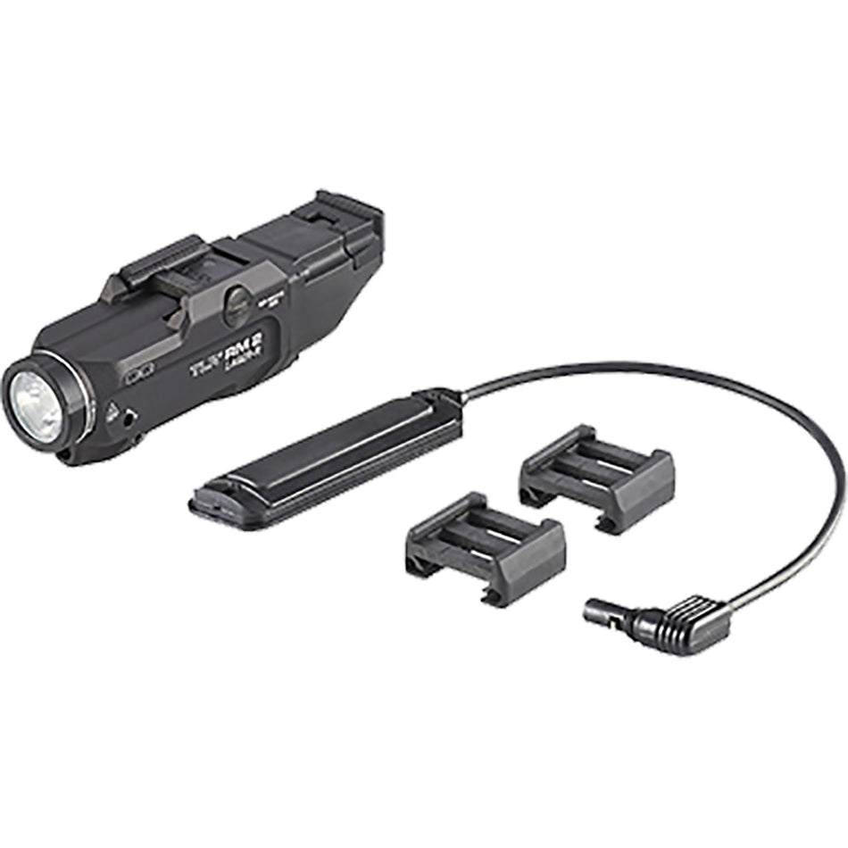 Streamlight Tlr Rm 2 Long Gun Weapon Light Black 1000 Lumens With Laser And Pressure Switch