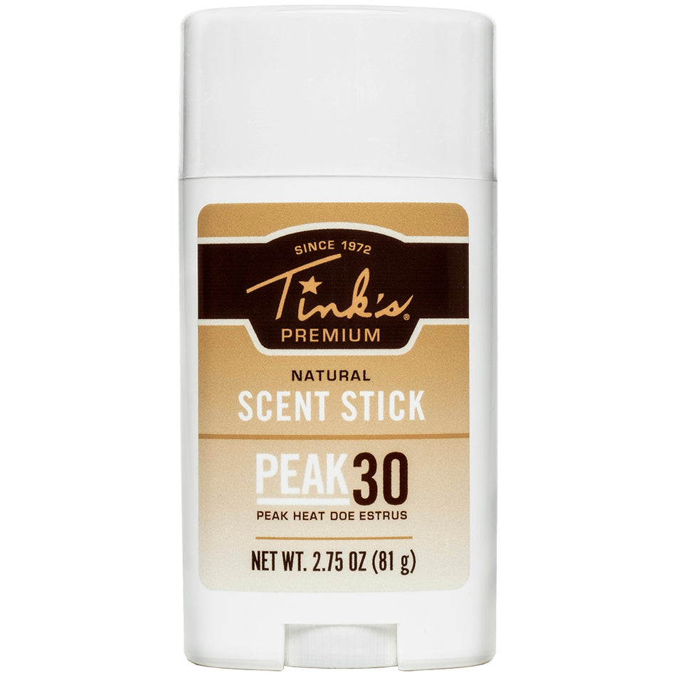 Tinks Natural Scent Stick Peak30 Premium Estrus 2.75 Oz.