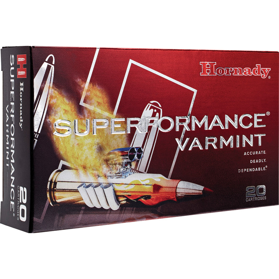 Hornady Superformance Varmint Rifle Ammo 222 Rem. 35 Gr. Ntx 20 Rd.