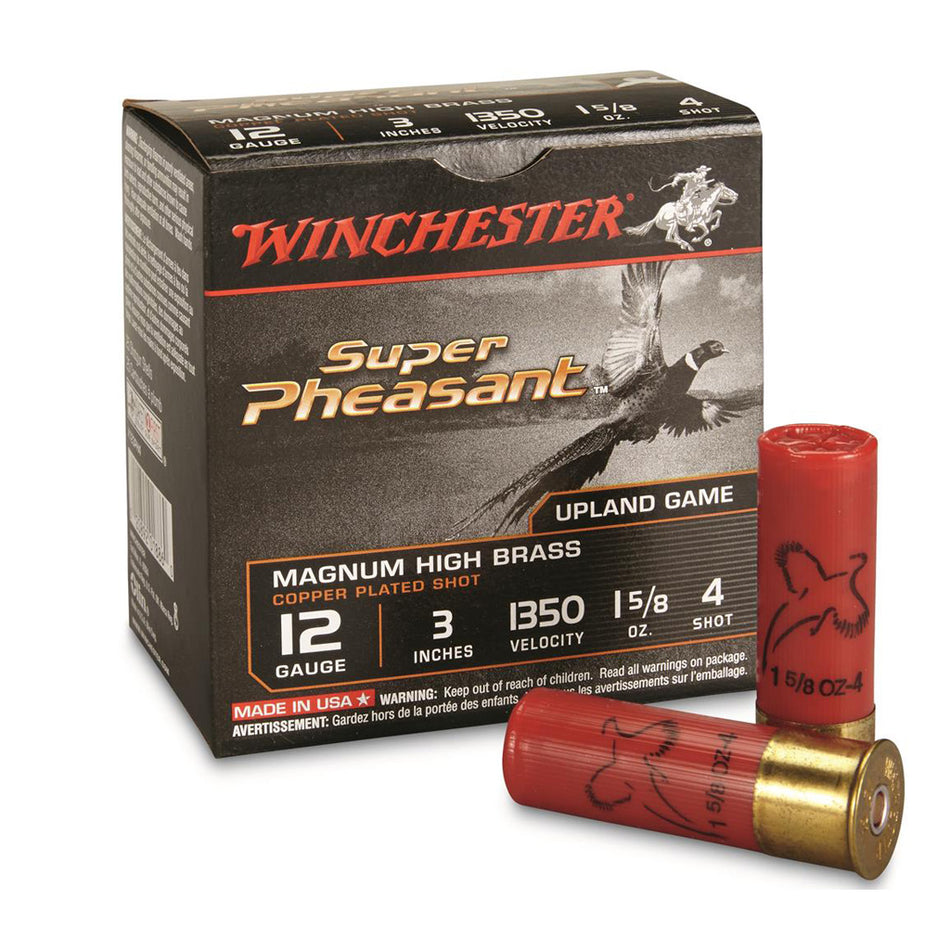 Winchester Super Pheasant Shotgun Load 12 Ga. 3 In. 1 5/8 Oz. Magnum Hb 5 Shot 25 Rd.