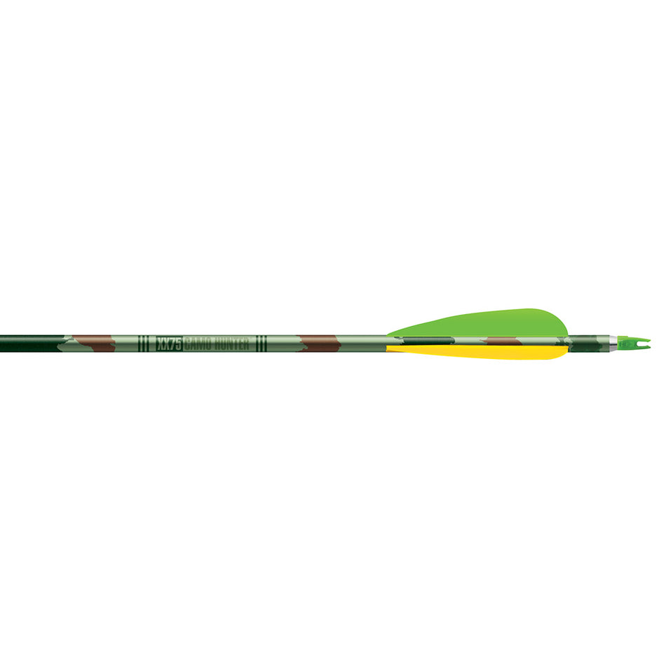 Easton Camo Hunter Xx75 Arrows 2117 4 In. Vanes 6 Pk.