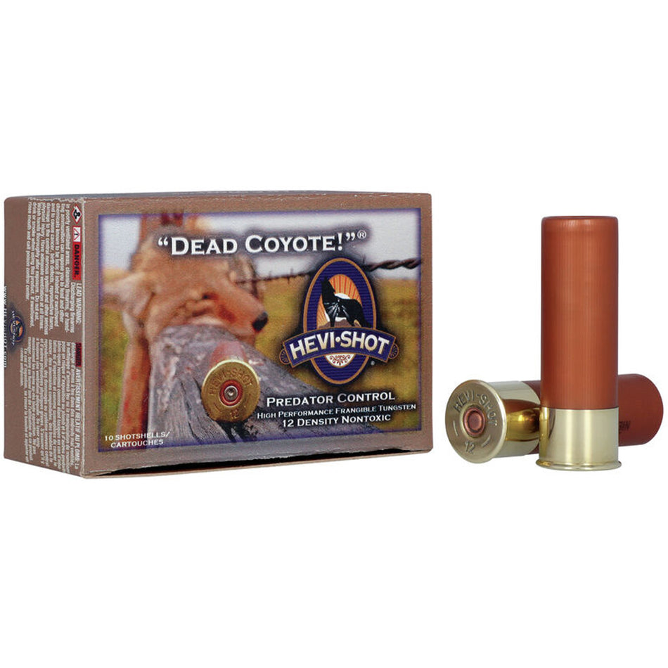 Hevi Shot Dead Coyote Load 12 Ga. 3 In. 1 1/2 Oz. T Shot 10 Rd.