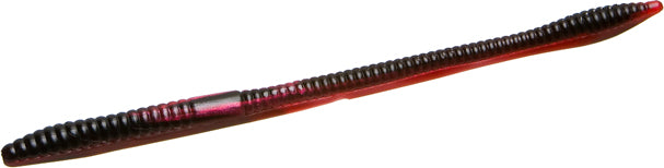 Zoom Trick Worm 6.5" 20pk -  Red Shad