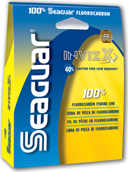  Seaguar InvizX 100% Fluorocarbon 1000yd 4lb, Clear : Fluorocarbon  Fishing Line : Sports & Outdoors