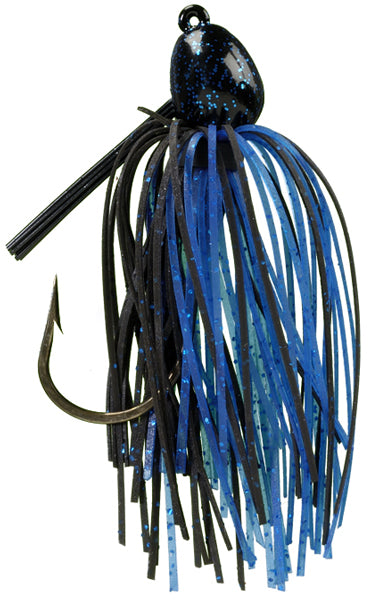 Strike King Bitsy Bug Mini Jig 1/8 - Black/Blue