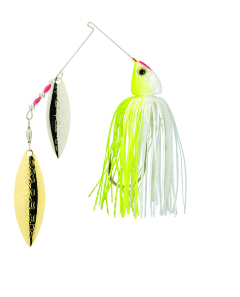 Strike King Burner Spinnerbait 3/8 - Chartreuse/White