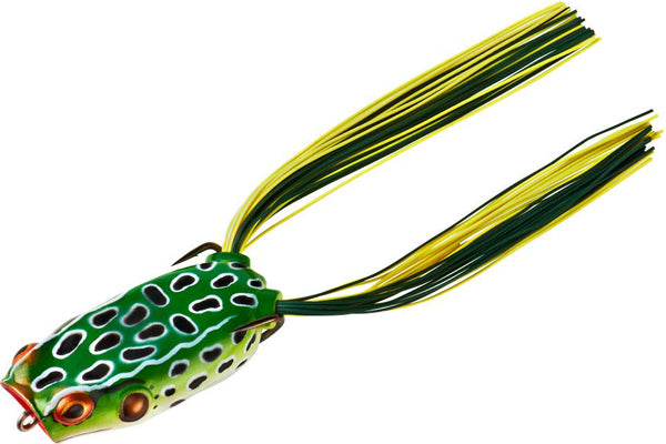 BOOYAH Poppin' Pad Crasher Fishing Lure - Leopard Frog