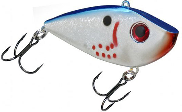 Strike King Red Eyed Shad 1/2 oz - Bleeding Silver/Blue