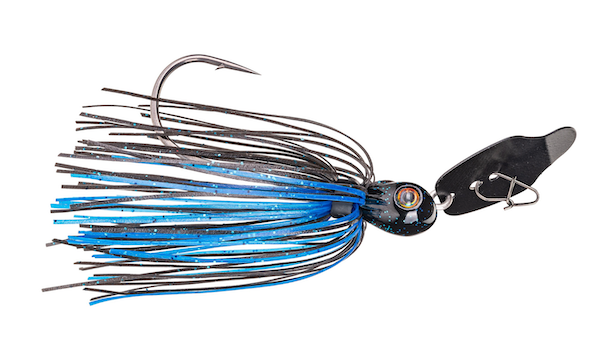 Strike King  Thunder Cricket Vibrating Swim Jig 1/2 oz - Black/Blue