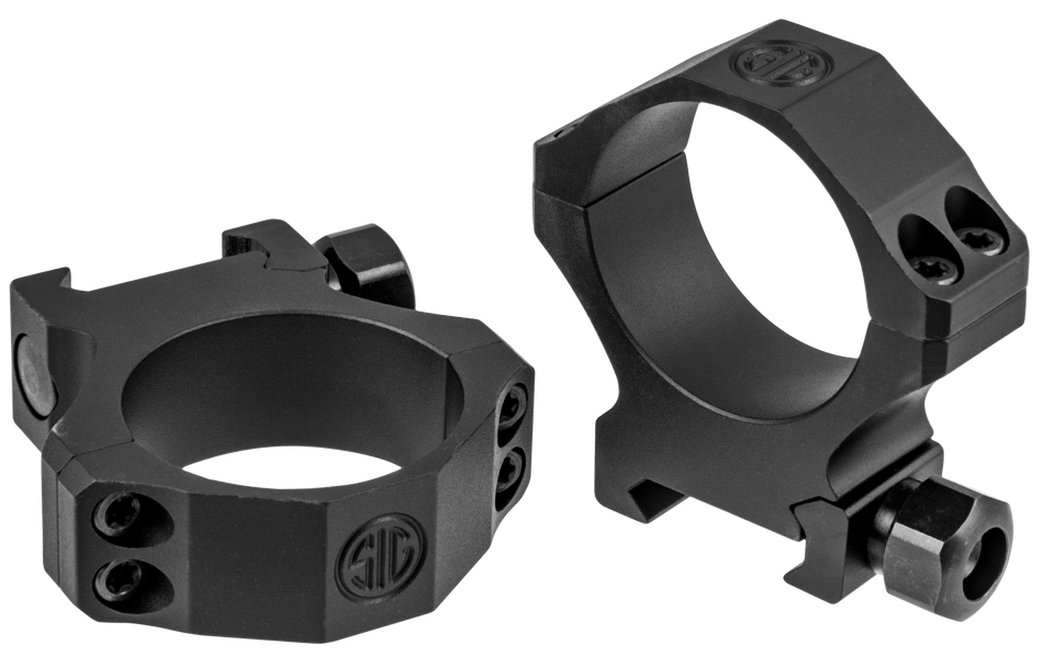 Sig Sauer Electro-optics Alpha1 Hunting Rings, Sig Soa10017  Alpha1 Rings 34mm High Alum Mat Blk